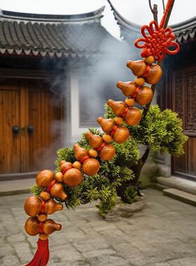 【中国结葫芦挂件】卧室客厅家居装饰摆件挂架房门挂饰吉祥结