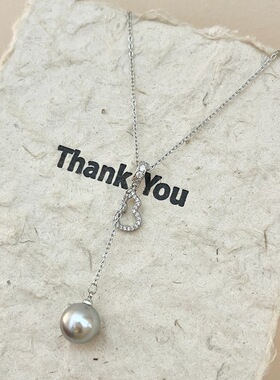 幸福葫芦珍珠项链女轻奢小众设计高级感百搭锁骨链简约配饰