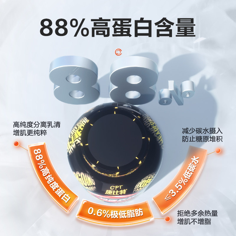 康比特分离乳清蛋白粉88%高蛋白 康比特北京乳清蛋白
