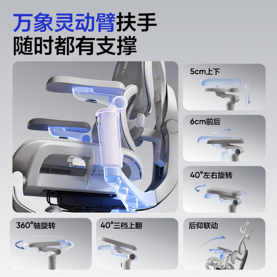 NetEase carefully selects F500 ergonomic chair, computer chair, gaming chair, office boss chair, sedentary study room, home chair