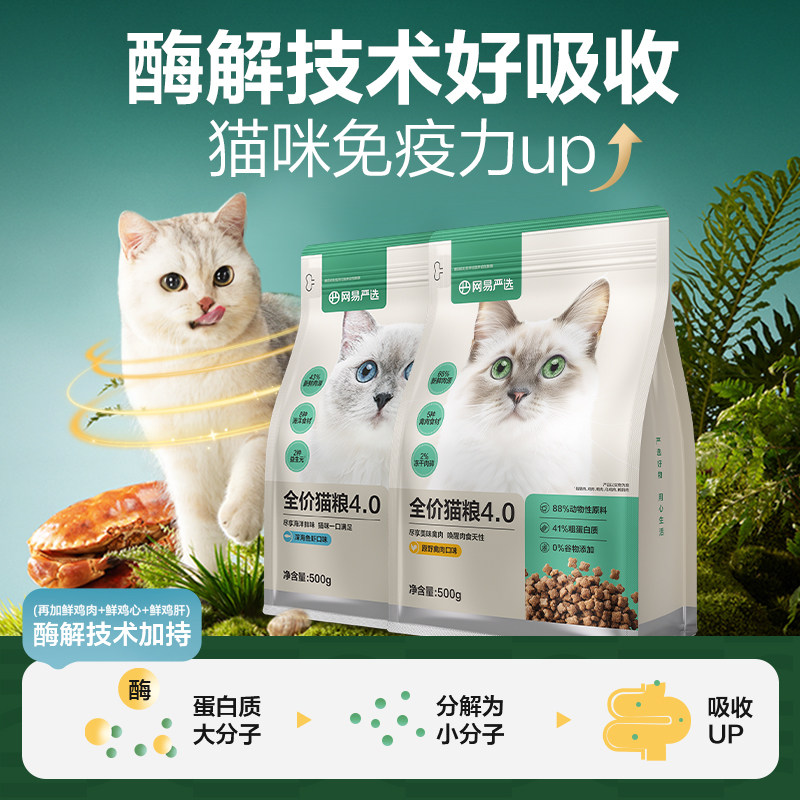【天猫U先】全价无谷全价猫粮试吃装袋鲜肉配方试吃装,淘宝优惠券,粉丝福利购,淘宝优惠卷