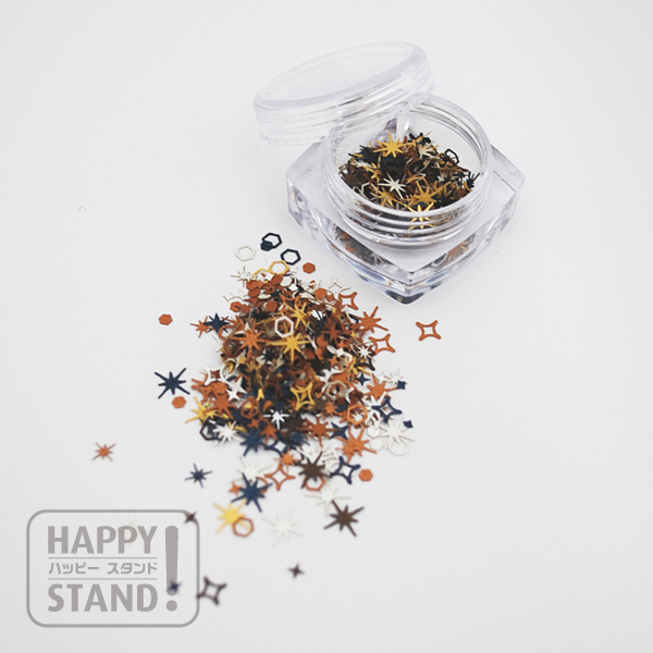 【现货】日本 Happy stand 几何图案 混合手工切片 ins风美甲素材 - 图2