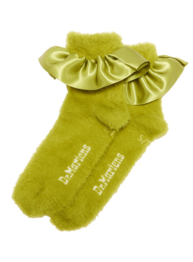 Dr.Martens马丁博士Satin Frill Fluffy Sock 26秋新款甜美中筒袜