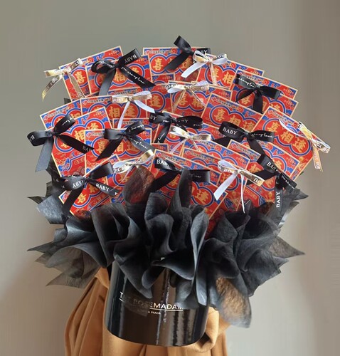 DIY有钱花彩票刮刮卡创意抱抱桶包装材料是男生女生生日礼物 - 图2