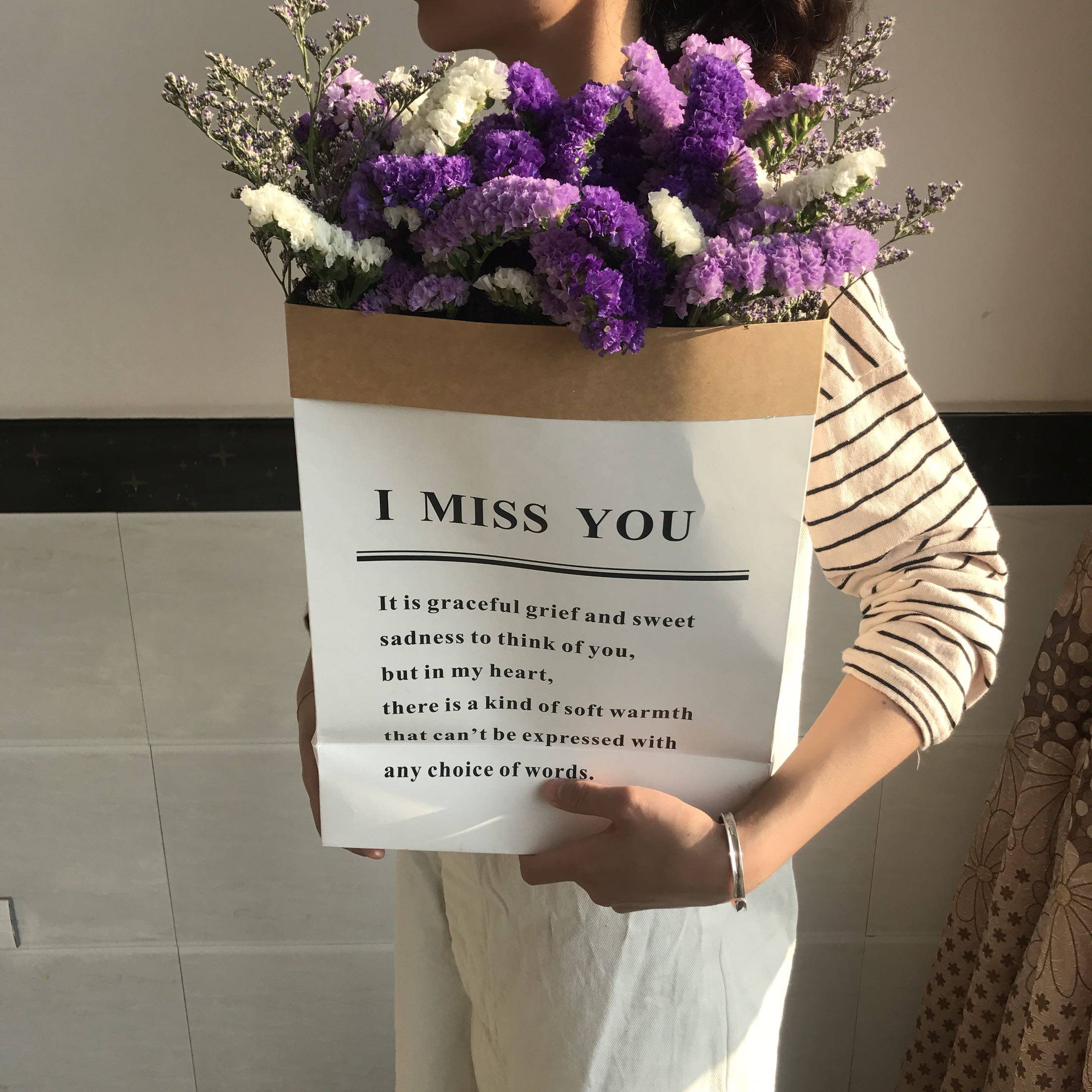 北欧风ins勿忘我干花花束 热品库 性价比省钱购