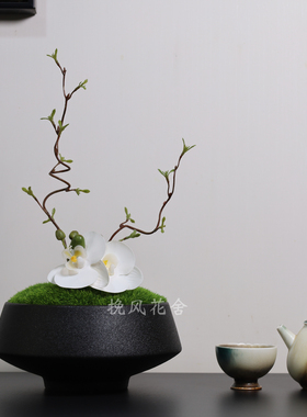 仿真花桌花新中式餐桌摆件