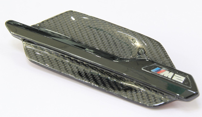 适用于宝马M2 F87真碳纤维叶子板风口装饰贴件汽车改装配件