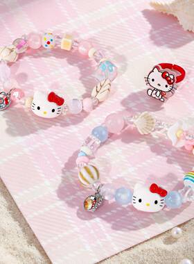 响指玻璃/琉璃Hellokitt手链
