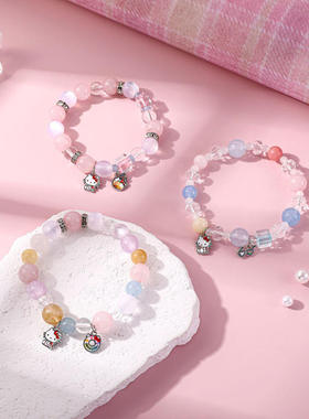 响指玻璃HelloKitty浅夏元手链