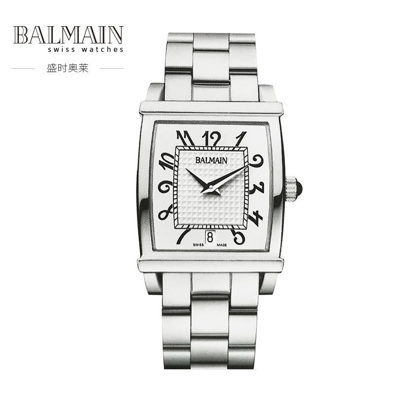 【新品】Balmain宝曼时尚艺术家系列石英表长方形手表女B46183326