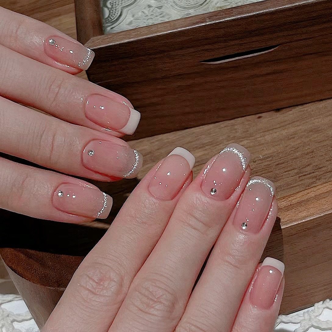 法式猫眼气质显白短款纯手工穿戴甲成品美甲甲片假指甲可拆卸,淘宝优惠券,粉丝福利购,淘宝优惠卷