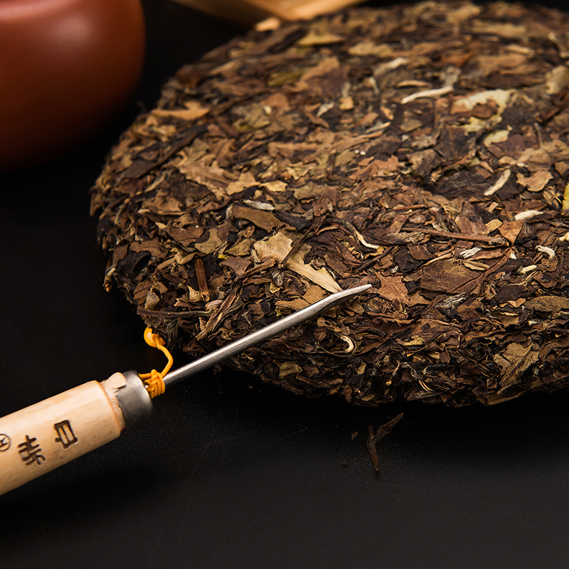 鼎白茶业和敬系列2007年老寿眉饼300克盒装老白茶福鼎白茶