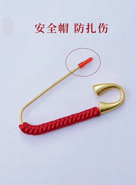 手工diy沙金别针金色胸花婴儿童孕妇防辟固定邪衣服配饰儿童外出