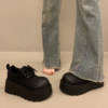 Small women's Birkenstock shoes Loaf Mary Jane leather shoes