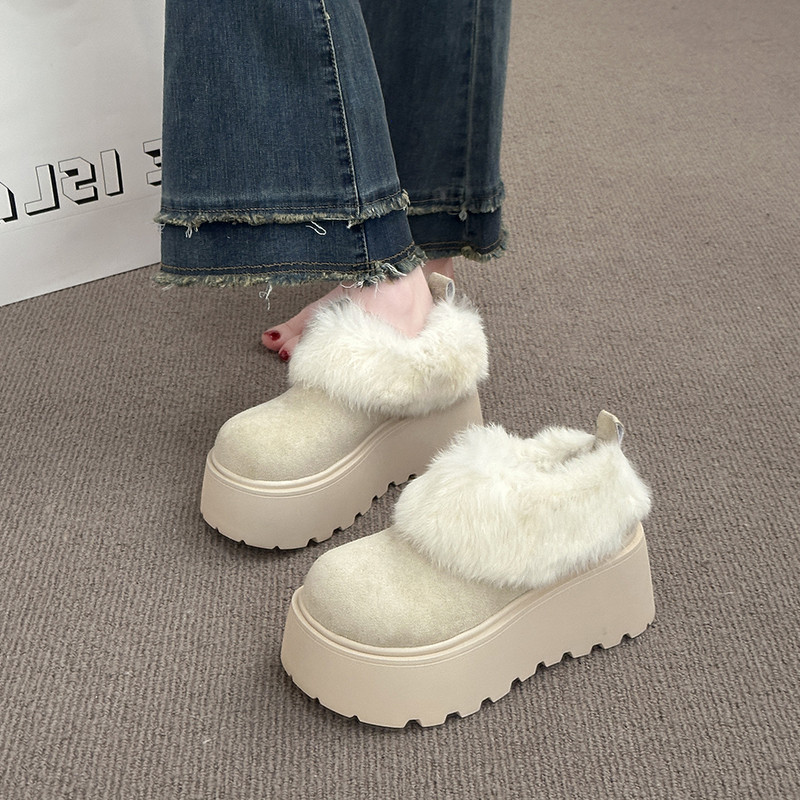 英伦风气质厚底增高深口单鞋女2025新款女冬季加绒加厚爆款勃肯鞋,淘宝优惠券,粉丝福利购,淘宝优惠卷