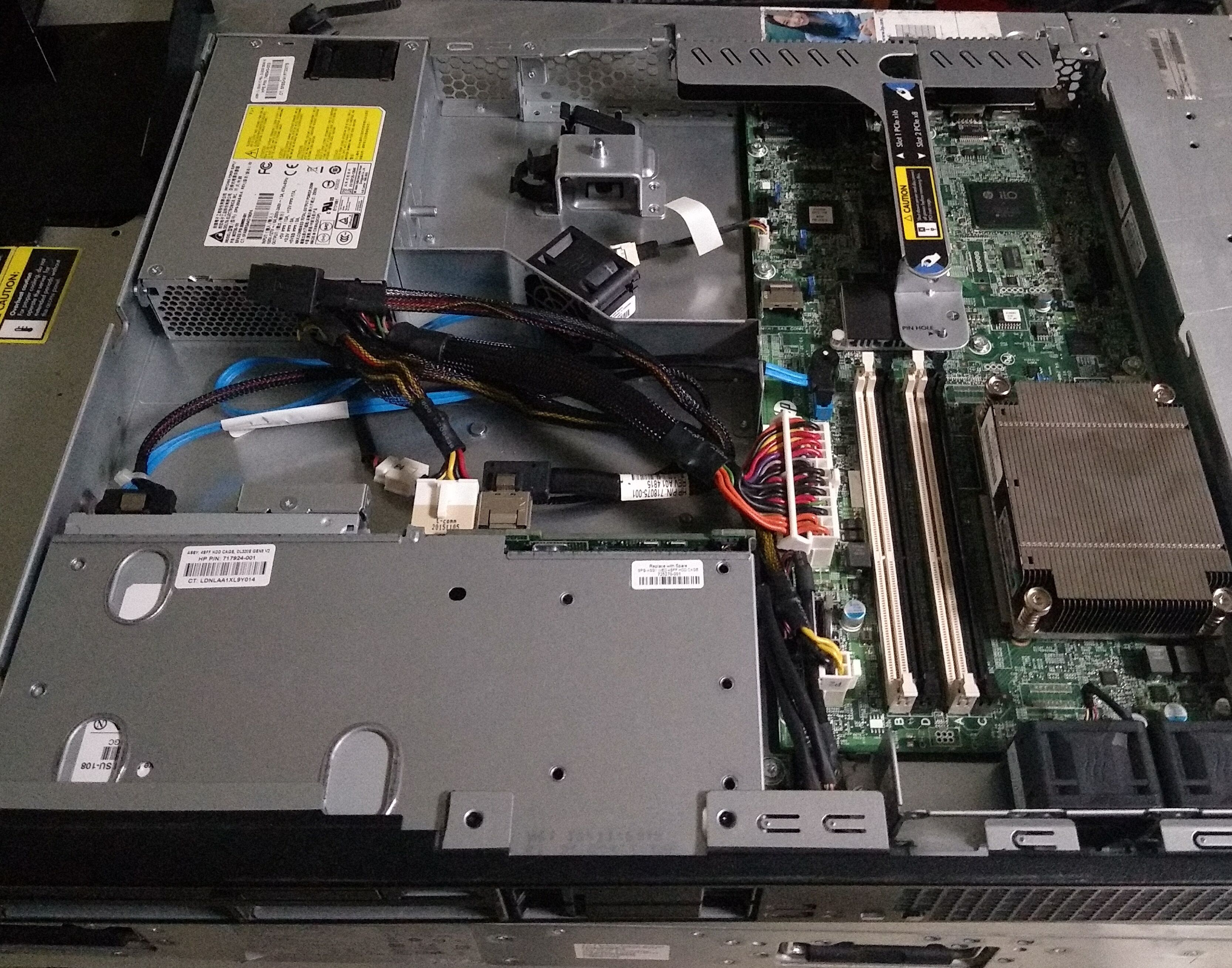 原装HP DL320E G8 V2 服务器平台准系统 主板电源 1U短小服务器 - 图2