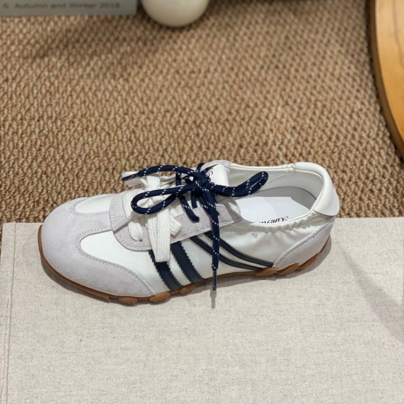 2026春季爆款复古德训鞋女系带圆头平底休闲运动鞋防滑百搭阿甘鞋,淘宝优惠券,粉丝福利购,淘宝优惠卷