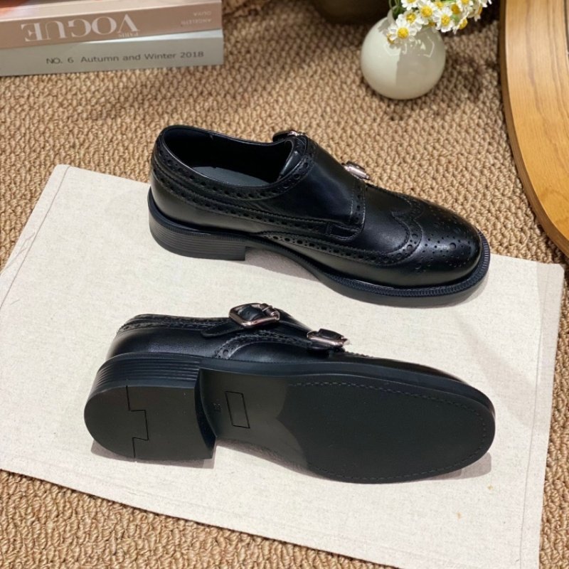 2026春季爆款英伦布洛克雕花皮带扣单鞋女乐福鞋百搭舒适一脚蹬女,淘宝优惠券,粉丝福利购,淘宝优惠卷