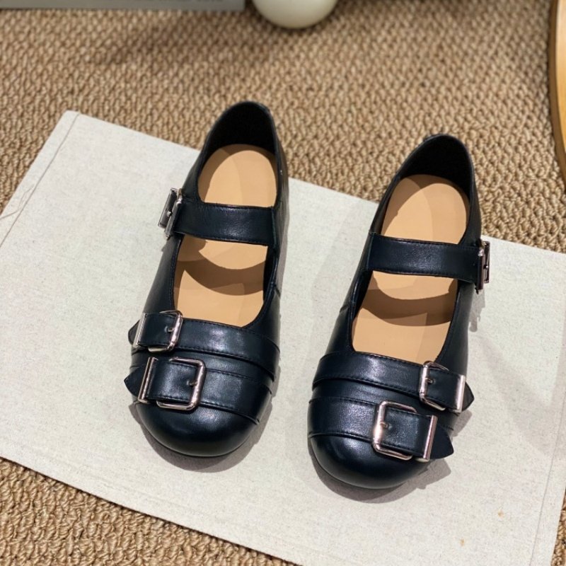 2026春季爆款法式复古风玛丽珍鞋女平底双扣带一字带百搭舒适单鞋,淘宝优惠券,粉丝福利购,淘宝优惠卷