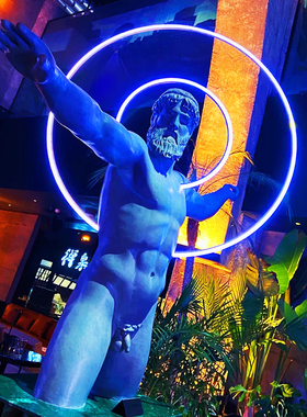 玻璃钢摆件欧式酒吧音乐餐厅酒馆