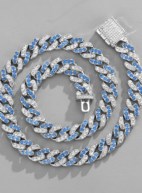 欧美潮牌流行彩色巴手链项链配饰