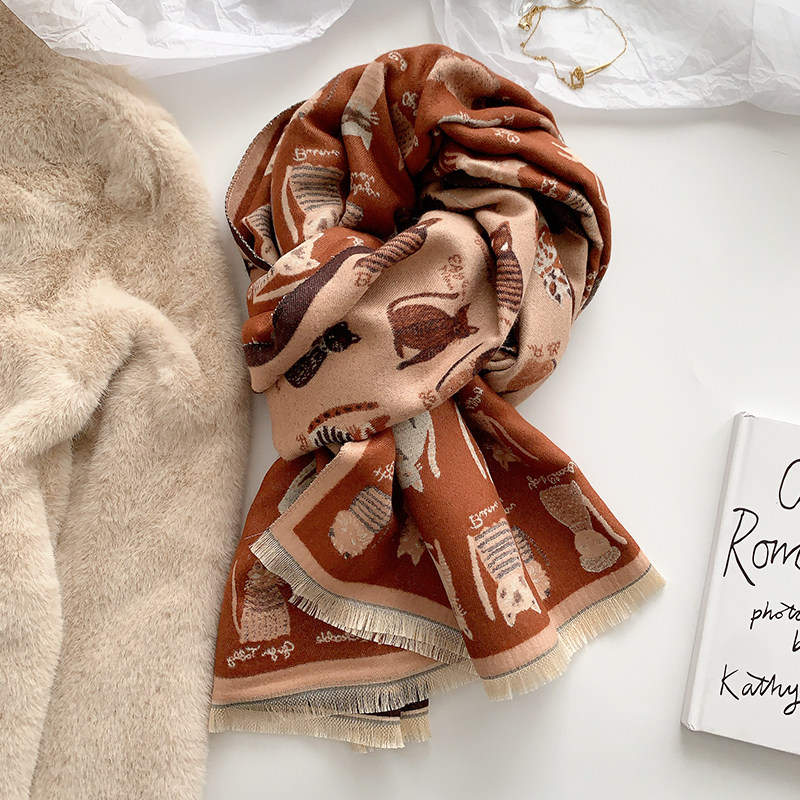  凤雪茜围巾/丝巾/披肩