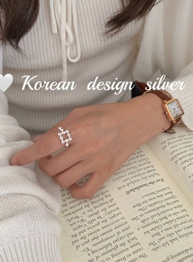 SASA银韩国东大门银戒指/指环