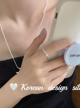 SASA银新款韩国东戒指/指环