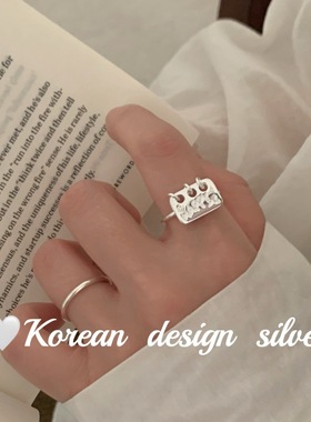 SASA银新款2024韩国戒指/指环