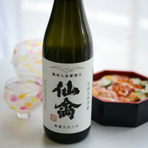 2026年仙禽传统CLASSIC无过滤原酒日本清酒720ml龟之尾山田锦酒米 - 图0