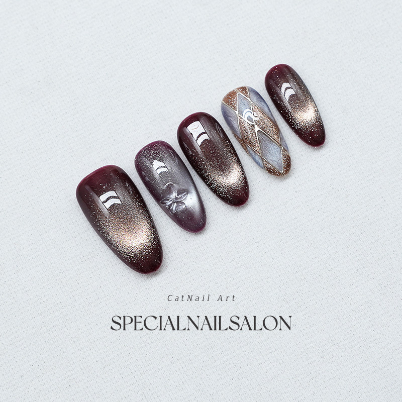 【旧时格影】纯手工穿戴甲秋冬气质复古格纹高级感个性小众美甲片,淘宝优惠券,粉丝福利购,淘宝优惠卷