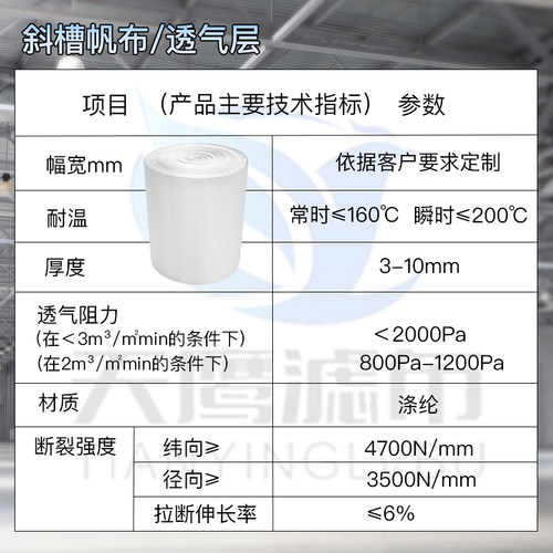 沸腾板气化布流化布风送斜槽空气斜槽帆布斜槽透气布斜槽滤布8mm - 图3