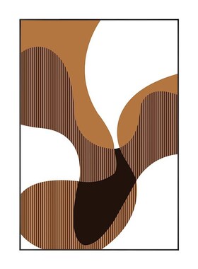 简约抽象客厅装饰画现代几何沙发背景墙挂画线条艺术走廊过道壁画