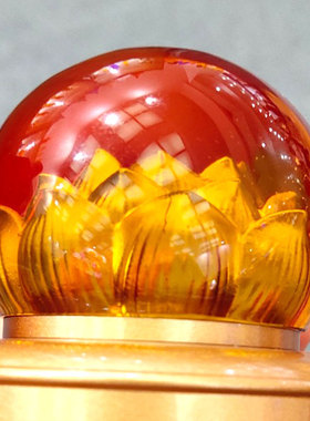 琉璃水晶灯莲花灯水晶球琉璃球