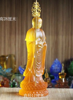 室内琉璃地藏王菩萨寺庙工艺品