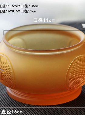 琉璃有求必应香炉寺庙供奉佛像