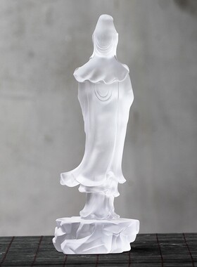 古法琉璃寺庙供奉纯手工观音佛像