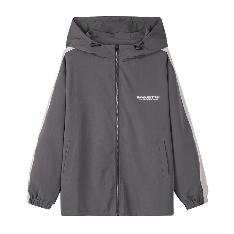 唐狮官方旗舰店2020秋港风连帽夹克 唐狮福悠夹克