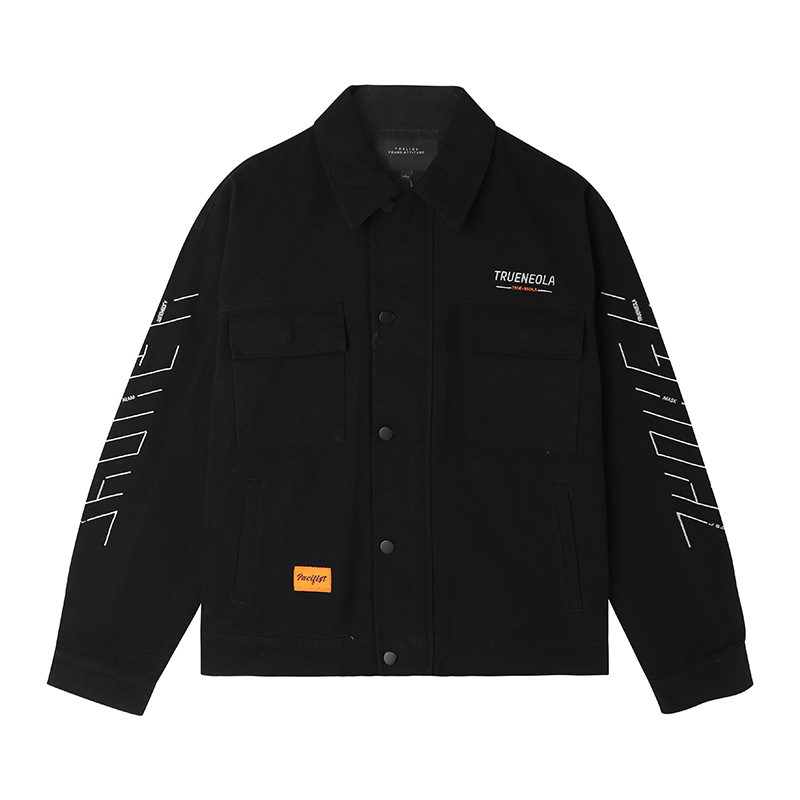 唐狮工装2021秋装新款韩版潮夹克 唐狮喜之乐夹克