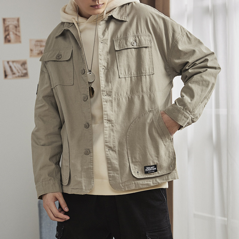 唐狮官方旗舰店工装男长袖2019衬衫 唐狮天悦衬衫