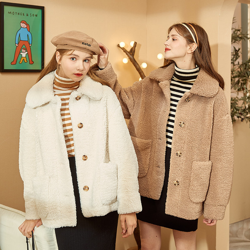 唐狮短款外套2021新款韩版宽松上衣 唐狮喜之乐短外套