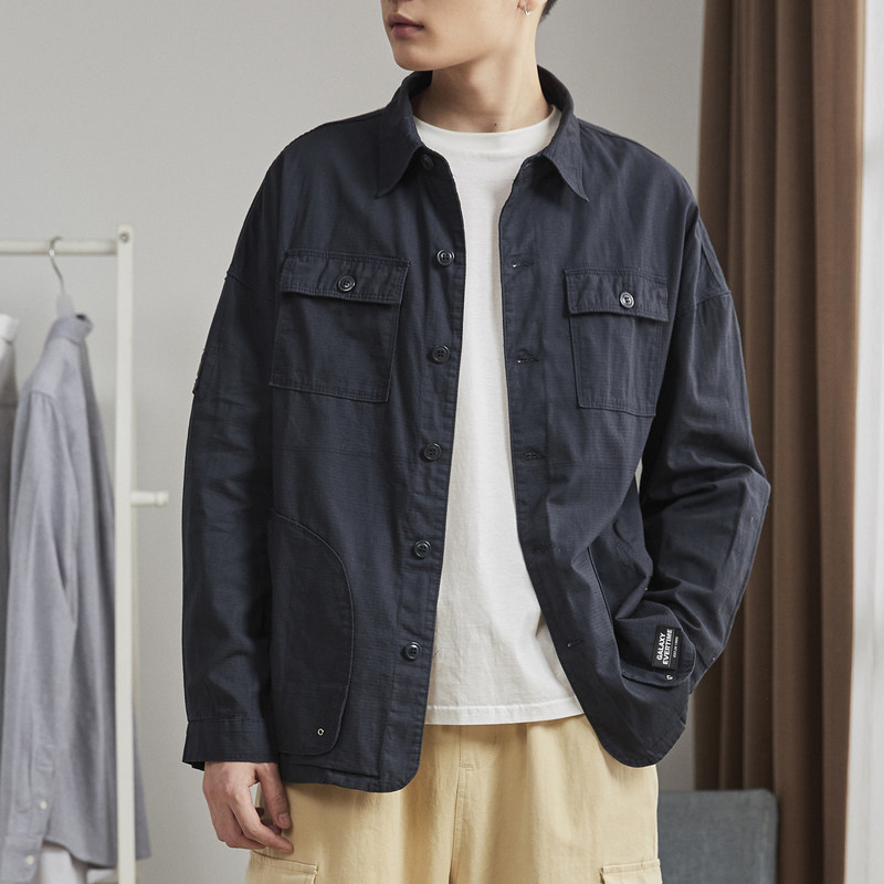 唐狮官方旗舰店工装男长袖2019衬衫 唐狮天悦衬衫