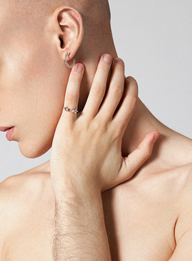 明星同款开口独特情侣