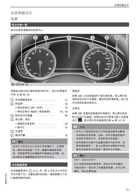 16款17款18款奥迪A6 A6L S6 RS6使用说明书中文-图3