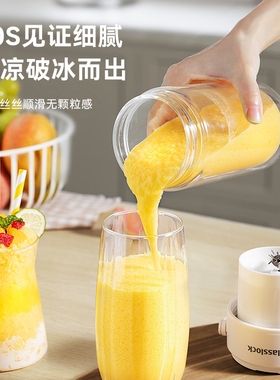 Glasslock便携式榨汁杯双层玻璃