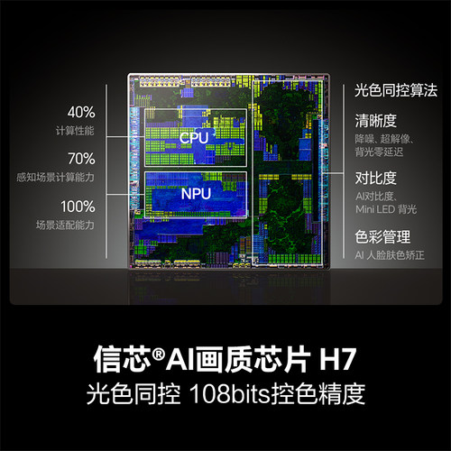 海信RGB-MiniLED电视E8S Pro 85吋玲珑真彩背光信芯H7黑曜屏Ultra - 图1