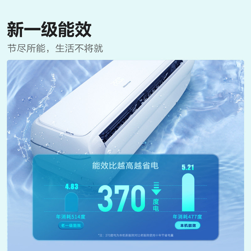 海信挂机大1.5匹p新一级空调 海信空调