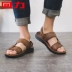 Kéo lại dép nam mùa hè 2019 mới đi giày đi biển - Sandal