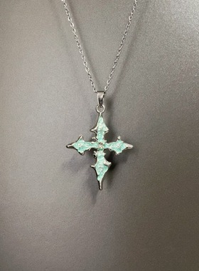 Vintage古着 Drop point drill cross项链