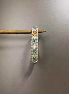 Vintage古着 Diamond-shaped zircon手镯
